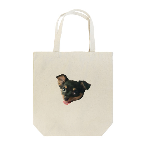 おもしろ顔のこまめちゃん Tote Bag