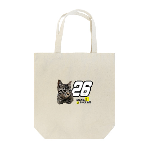 レーサーキャットジロー２６（ロゴあり） Tote Bag