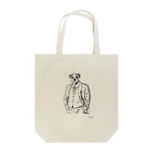 Bulldog Boss Tote Bag