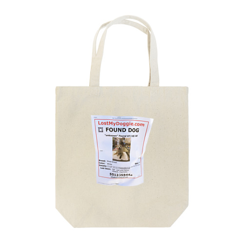Missing dog Tote Bag