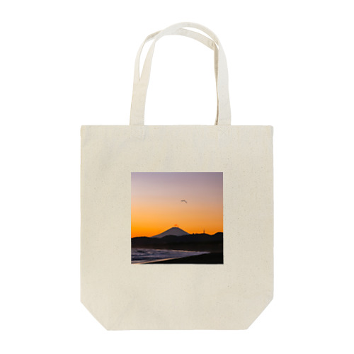 富士の夕暮れ Tote Bag