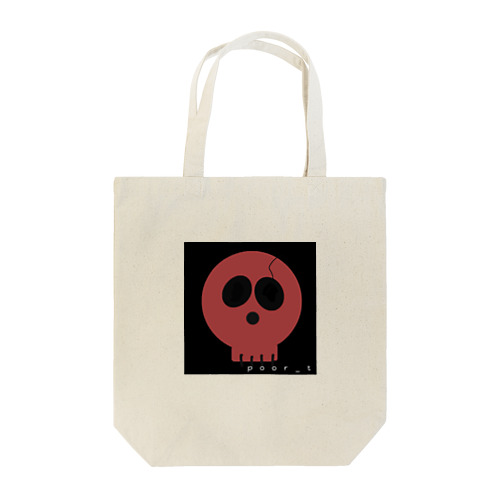 Poor_t skull Tote Bag