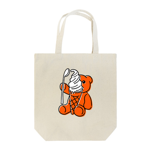 アイスたべる オレンジ Tote Bag