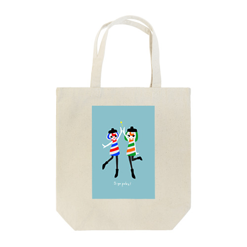 サインポールズその1 Tote Bag