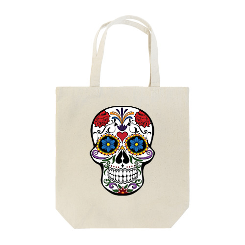 Colorful Skull   カラフル な スカル. はでな 頭蓋骨 Tote Bag