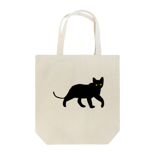 あるく黒猫 Tote Bag