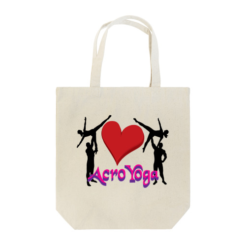 Love AcroYoga 3D Tote Bag