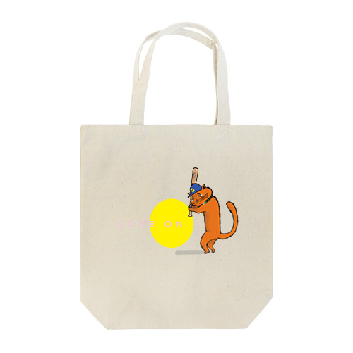 代打、猫。背番号４４番。 Tote Bag