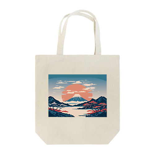 日本画・富士山 Tote Bag