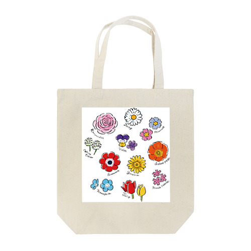 【春の花】Spring Flower Tote Bag