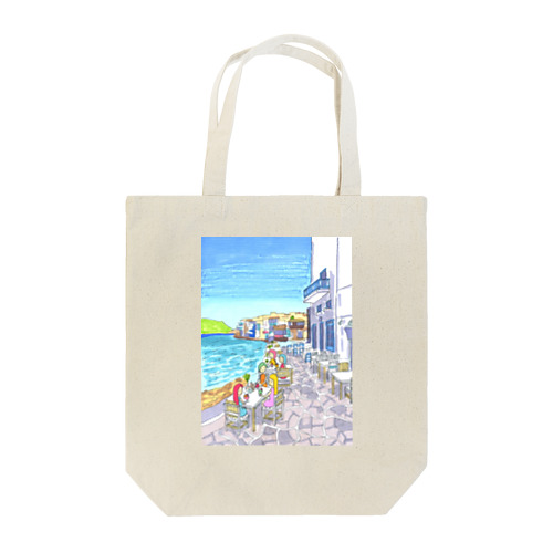 エーゲ海カフェガールズ Tote Bag