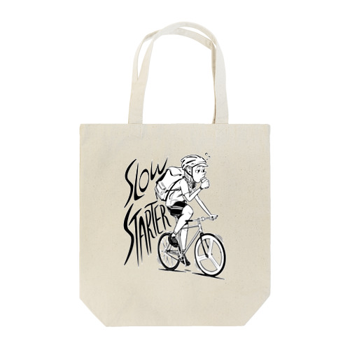 "SLOW STARTER" Tote Bag