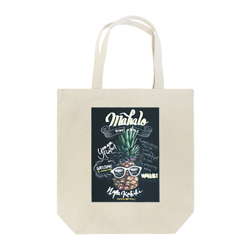 パイナップルチョークアートレタリング Tote Bag