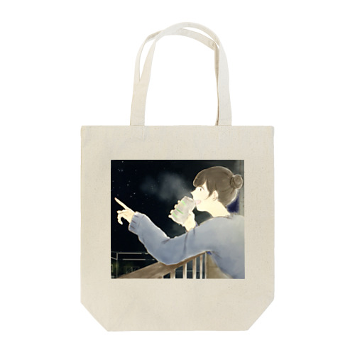 星とビール Tote Bag