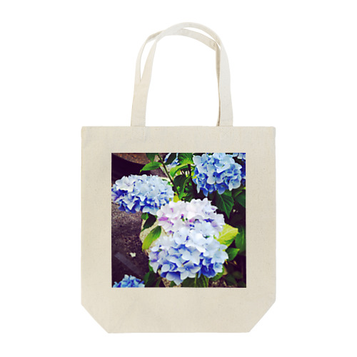 紫陽花。 Tote Bag
