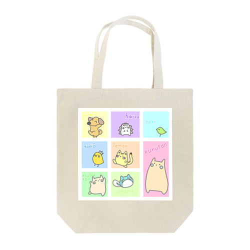 るるたんファミリー Tote Bag