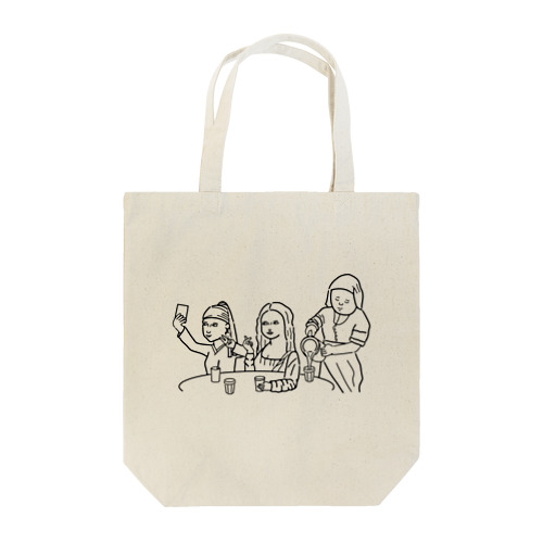 名画たちのティータイム Tote Bag