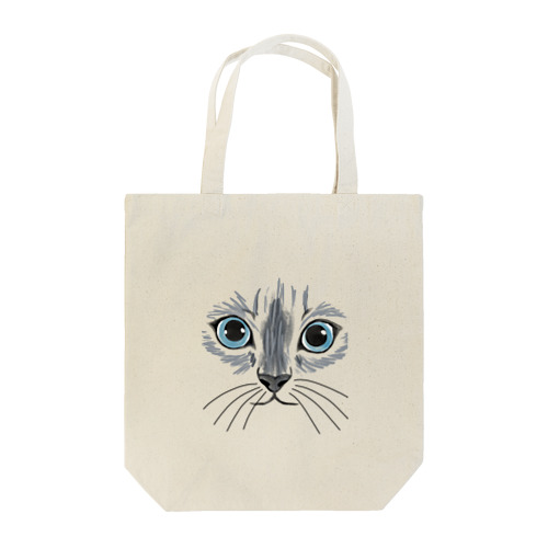 見つめるネコ Tote Bag