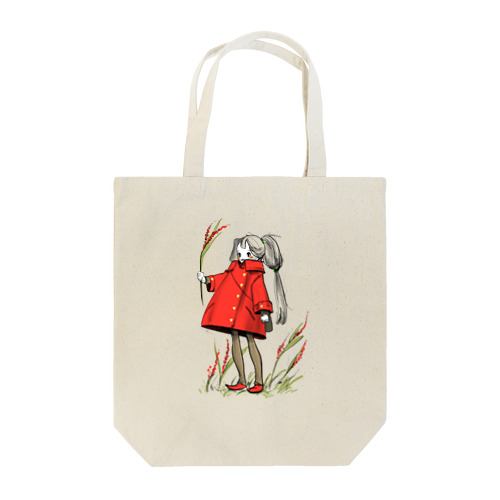 赤コートちゃん Tote Bag