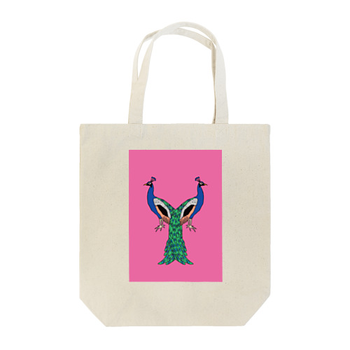 kujaku pink Tote Bag