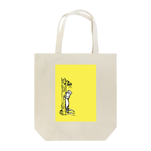 カワウソちらり（yellow） Tote Bag