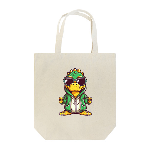 パーカーを着たワニ Tote Bag