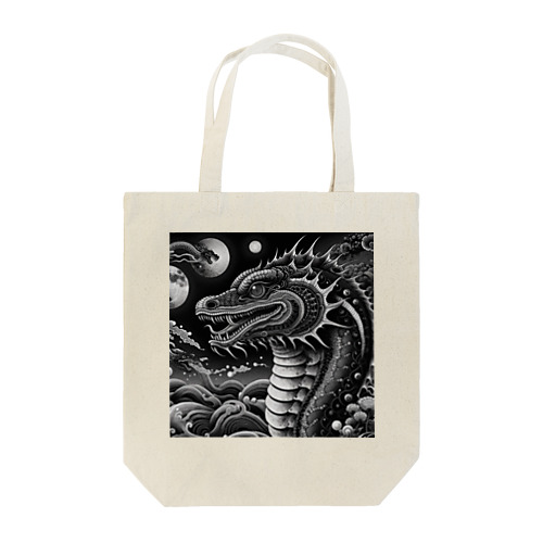 宇宙にいる星を食べる龍 Tote Bag