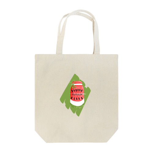 食べれたらいいなスイカボトル Tote Bag