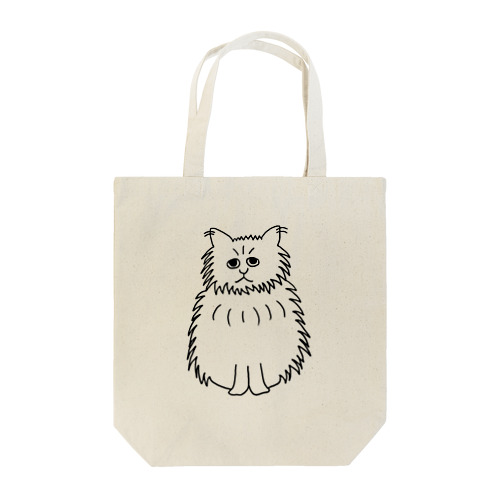 もじゃもじゃにゃんこ Tote Bag