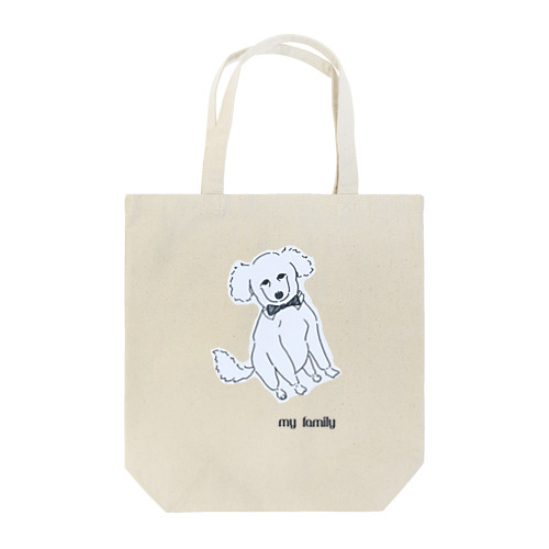 トイプードルはmy family! Tote Bag