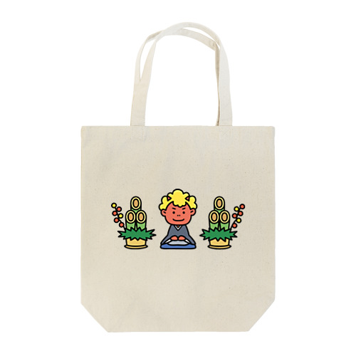 お正月のオニさん Tote Bag