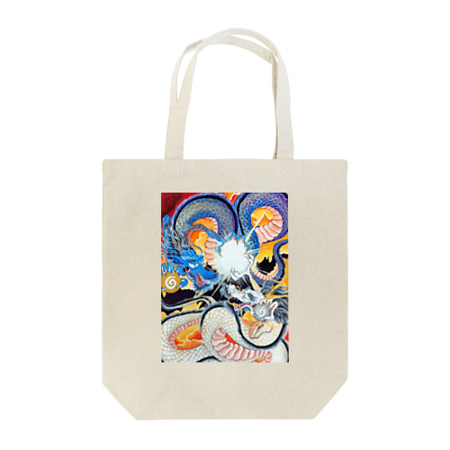 青龍と白龍 Tote Bag