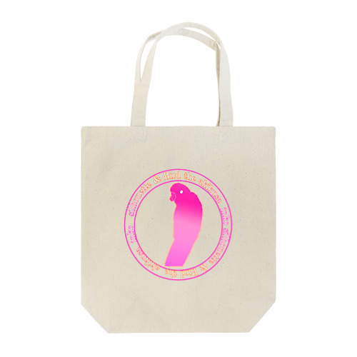 アキクサインコシルエット Tote Bag