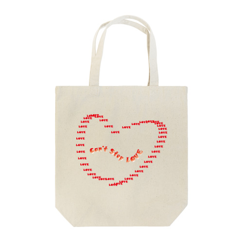 can’t stop love Tote Bag