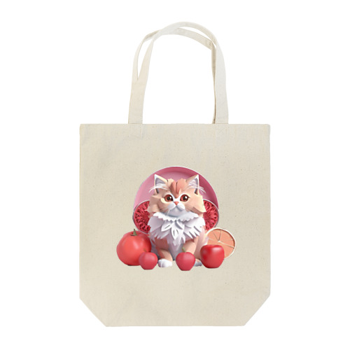 果物と子猫 Tote Bag
