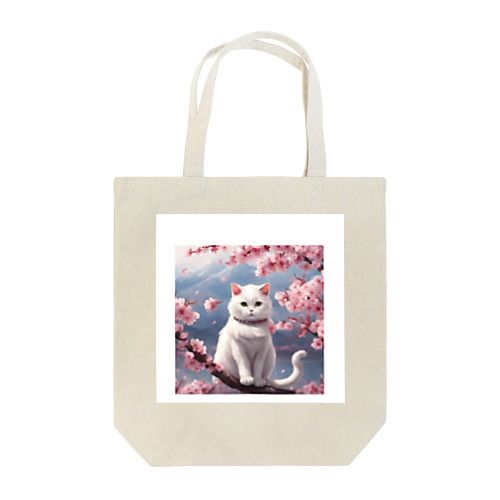 桜猫 Tote Bag