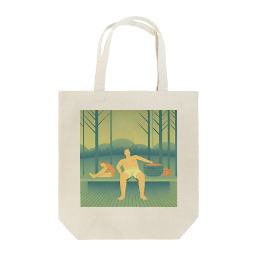 スーパーサウナ人 Tote Bag