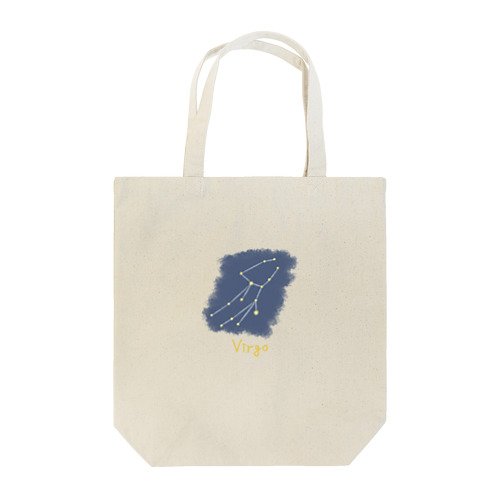 光る夜空の星座・乙女座 Tote Bag