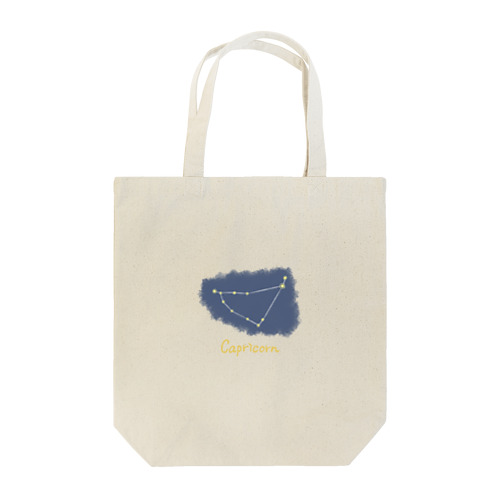 光る夜空の星座・山羊座 Tote Bag