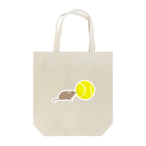 ネズミとテニスボール Tote Bag