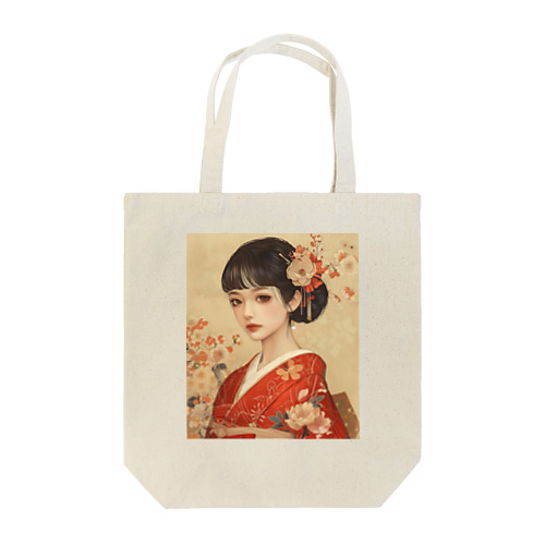 Ukiyo-e : Beautiful Japanese Girls Tote Bag