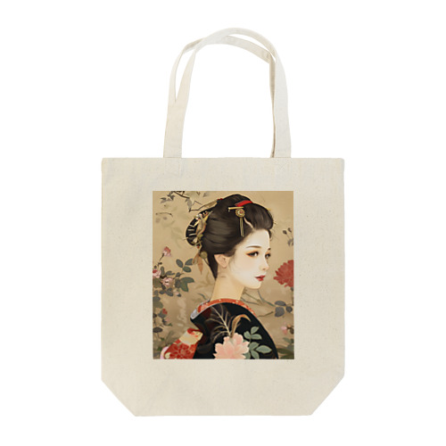 Ukiyo-e : Beautiful Japanese Girls Tote Bag