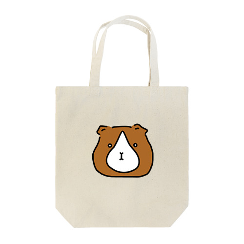 ぽったりモルモット 茶・はなしずく Tote Bag