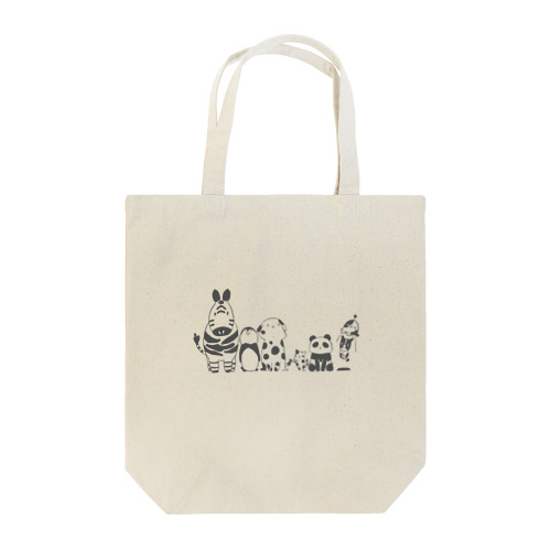 しろくろどうぶつたち Tote Bag