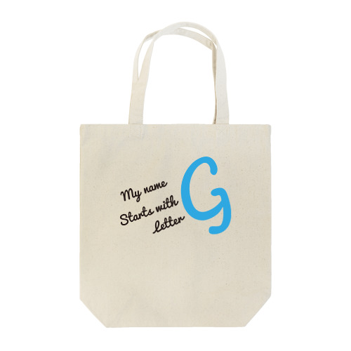 My name starts with letter G Tote Bag