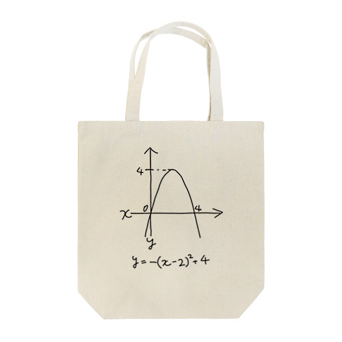 二次関数グラフ Tote Bag