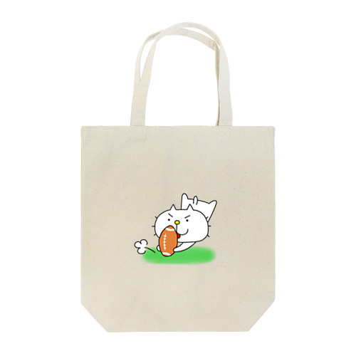 りるねこ　ラグビー Tote Bag