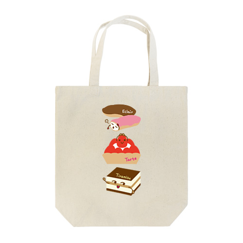 スイーツタイム－エクレア・タルト・ティラミス－sweets time－スイーツタイム－ Tote Bag