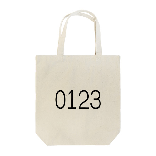 0123 Tote Bag