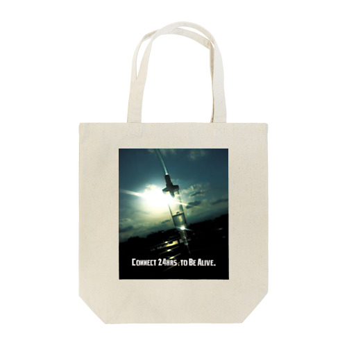 KUBITO【Connect 24hrs, To Be Alive.】 Tote Bag